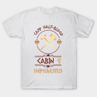 Cabin #9 in Camp Half Blood, Child of Hephaestus – Percy Jackson inspired design T-Shirt